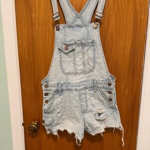 Light Blue Denim Overalls
